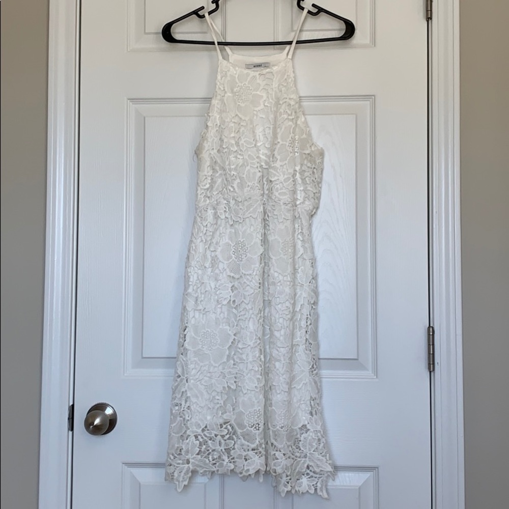 Aline eyelet white dress